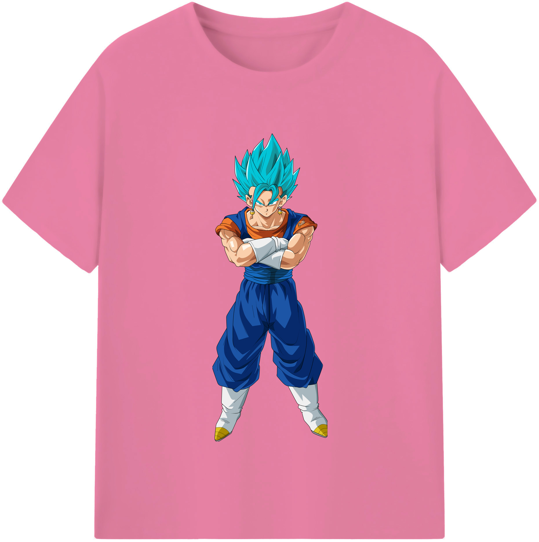 （画像用） ドラゴンボール ベジット DRAGON BALL Vegetto 綿100％半袖Tシャツ（フロントプリント）
